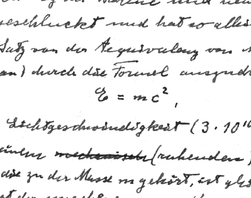 Einstein E=mc²