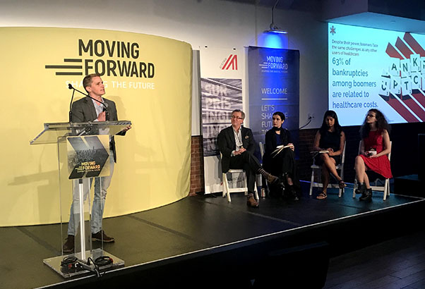 Judging the Pitch Event at Moving Forward Conference